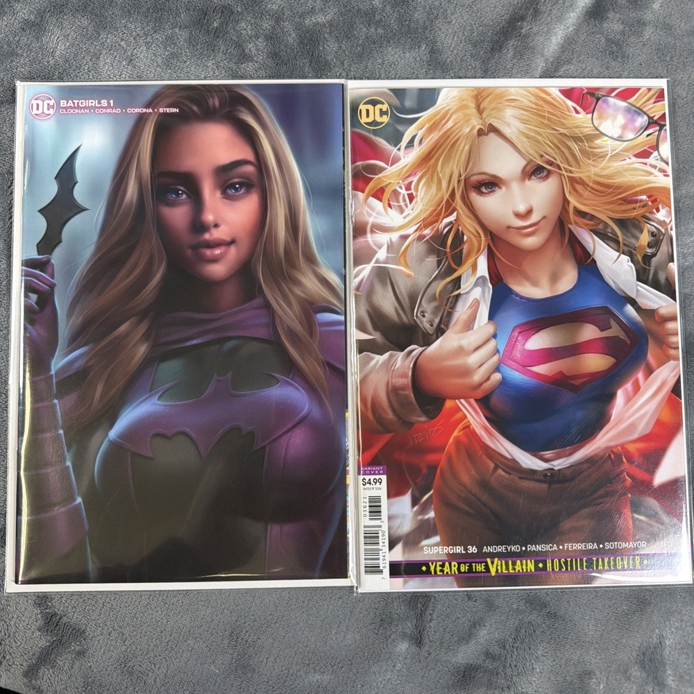 Batgirls 1 Will Jack Virgin Variant Supergirl 36 Both NM